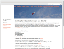 Tablet Screenshot of indiaca.de